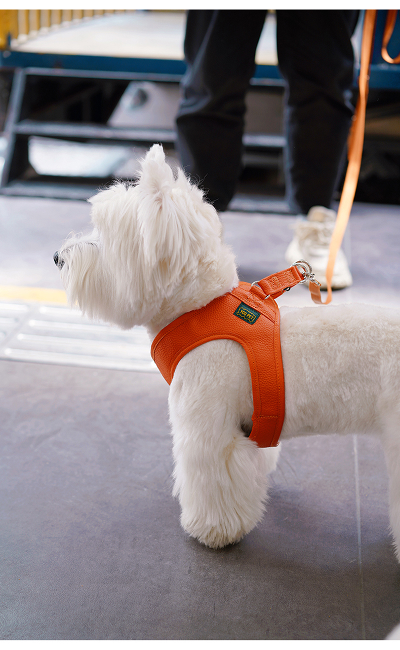 犬 ハーネス なめらか革調やすらぎハーネス