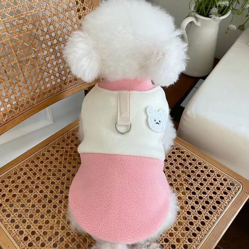 犬 ハーネス やわらか素材のふわもこハーネス