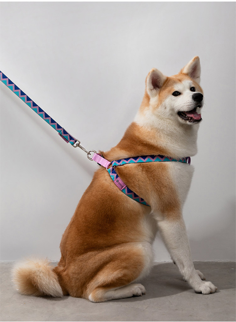 犬 ハーネス 幾何学模様 和風ハーネス