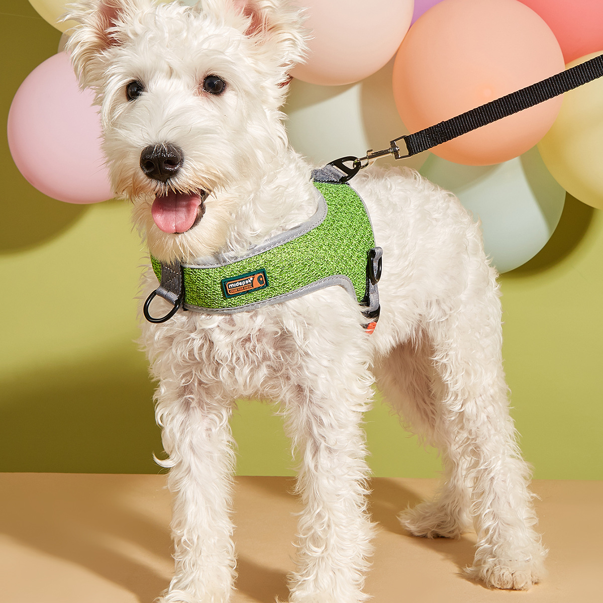 犬 ハーネス やさしい肩あて付きメッシュハーネス