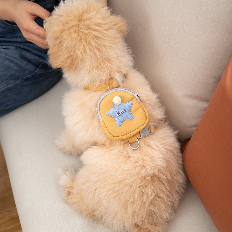 犬 ハーネス 星空ポケット付きハーネス