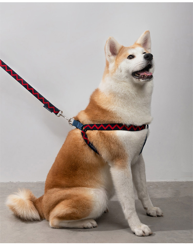 犬 ハーネス 幾何学模様 和風ハーネス