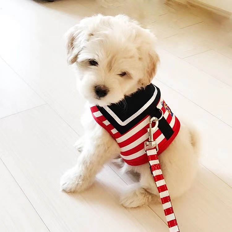 犬 ハーネス マリンスタイル ストライプハーネス