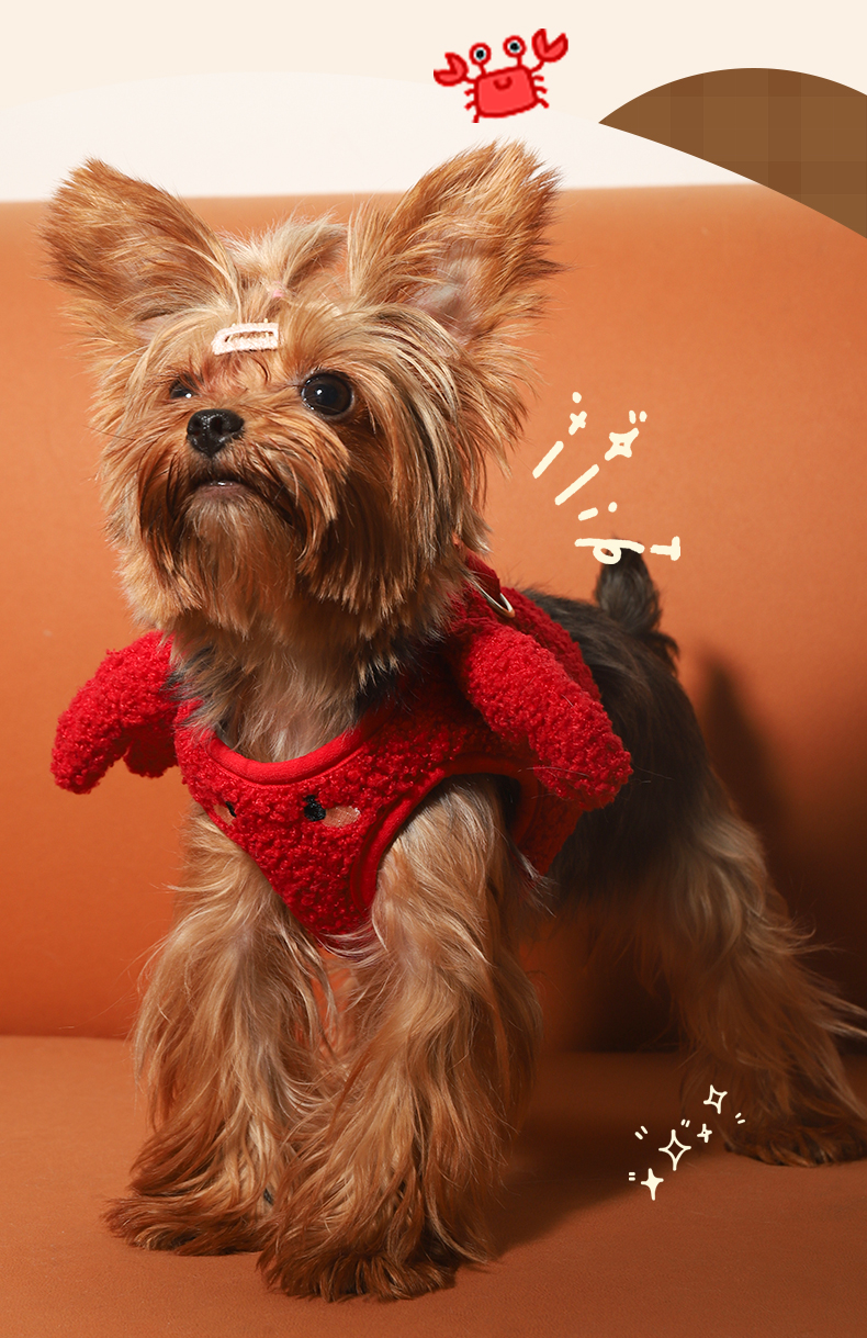 犬 ハーネス もこもこウィング ハーネス