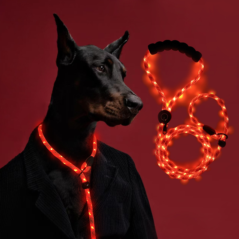 犬 ハーネス 光るハーネス「輝犬」