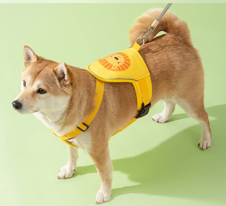 犬 ハーネス ライオン柄 やさしい心地 ハーネス