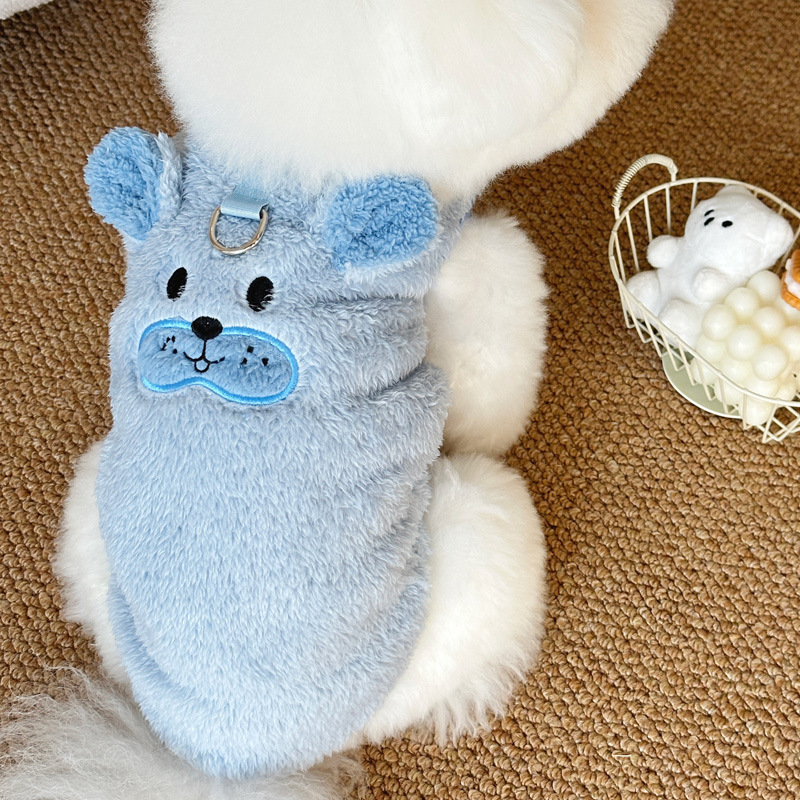 犬 ハーネス もこもこぶたさんベスト型ハーネス