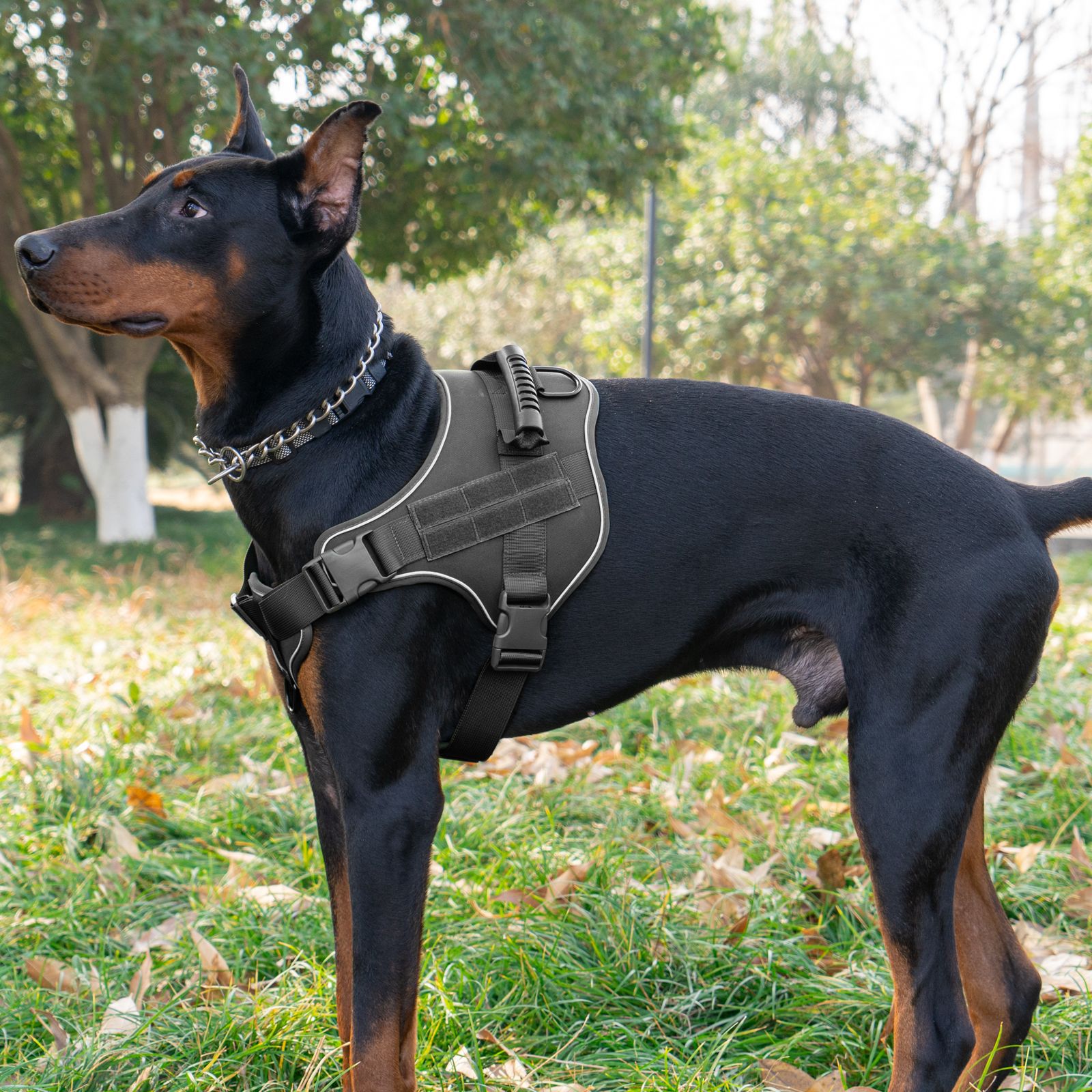 犬 ハーネス ミリタリー調マルチパーパスハーネス