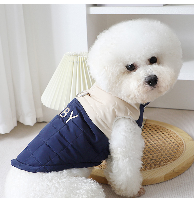 犬 ハーネス キルティング ふわもこ ベストハーネス