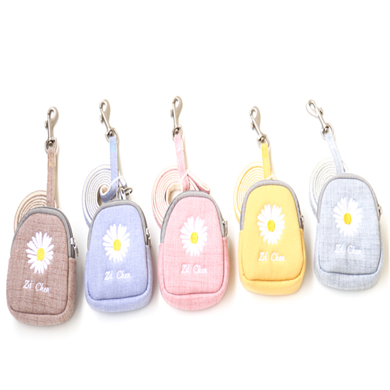犬 ハーネス かわいい小花刺繍のペットハーネス