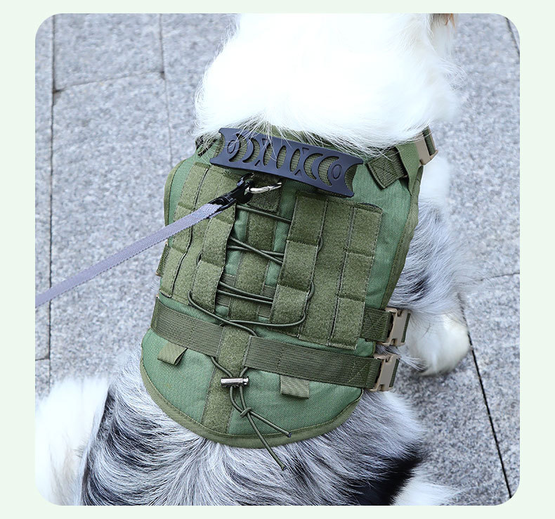 犬 ハーネス 軍用構造採用 タクティカルハーネス