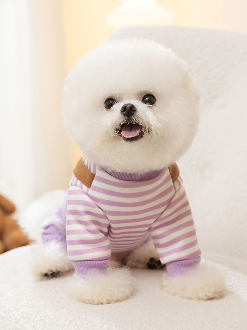 犬 ハーネス うさぎポケット付きペット用つなぎオーバーオール