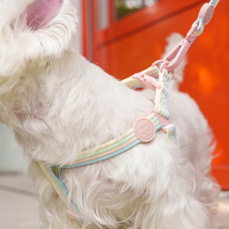 犬 ハーネス やさしい光沢感 ほっそり美人ハーネス