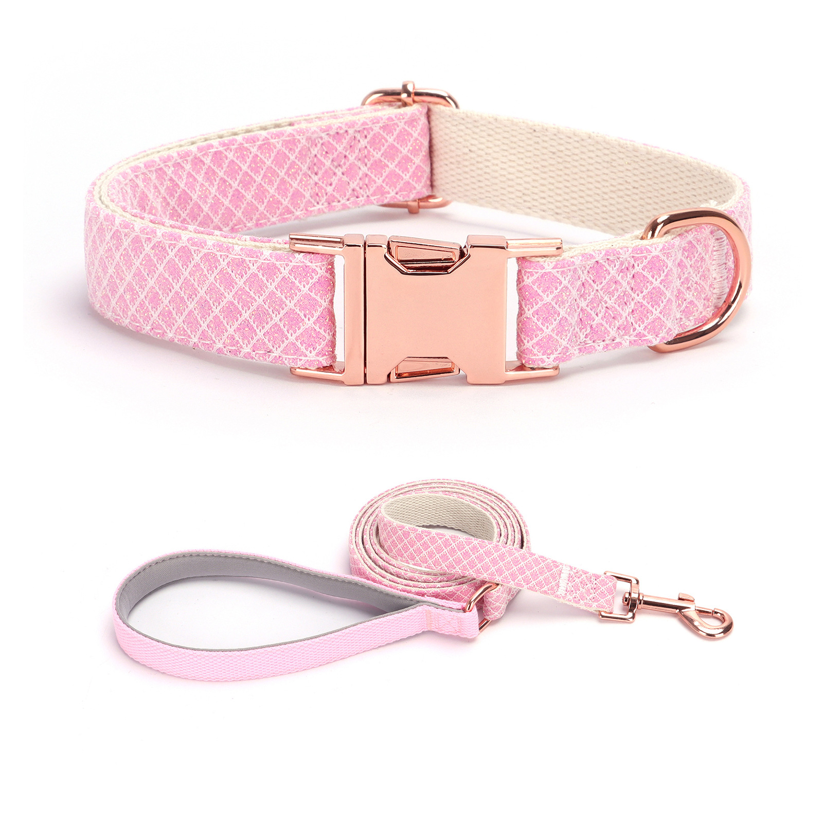 犬 ハーネス 上品な格子柄 ペット首輪シリーズ
