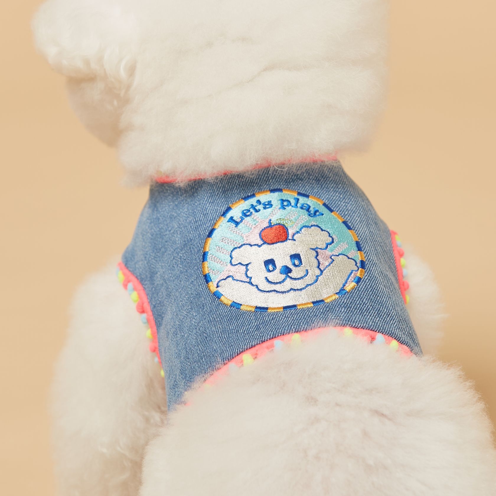 犬 ハーネス キュートくまさんポンポンハーネス