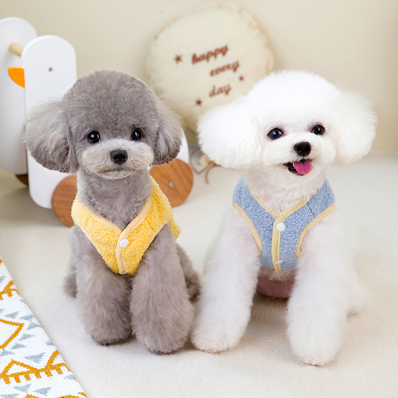 犬 ハーネス もこもこベスト ふわり