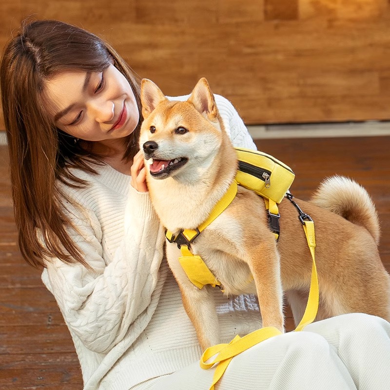 犬 ハーネス 散歩バッグ付きスマートハーネス