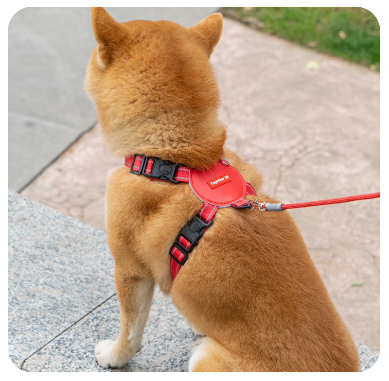 犬 ハーネス すっきり着用 やさしい肌触りハーネス
