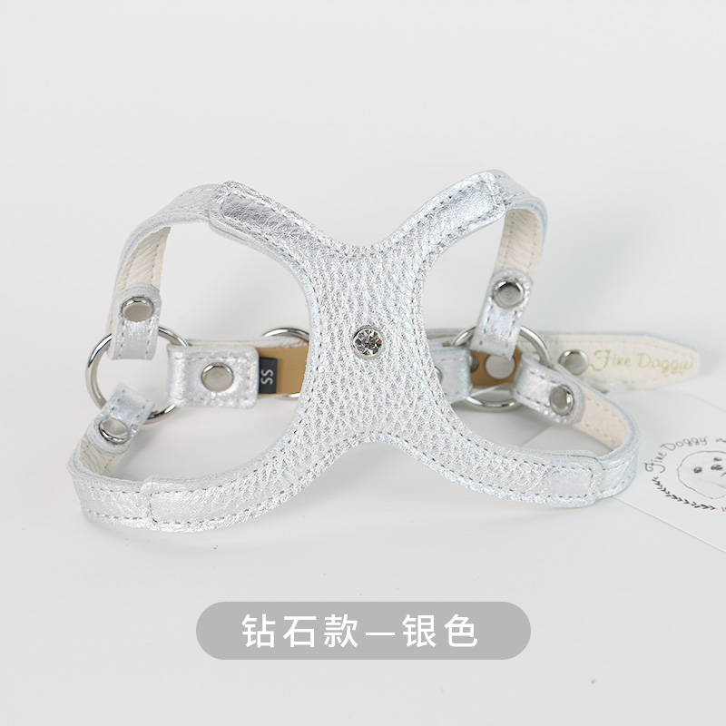 犬 ハーネス やわらか革調ハーネス
