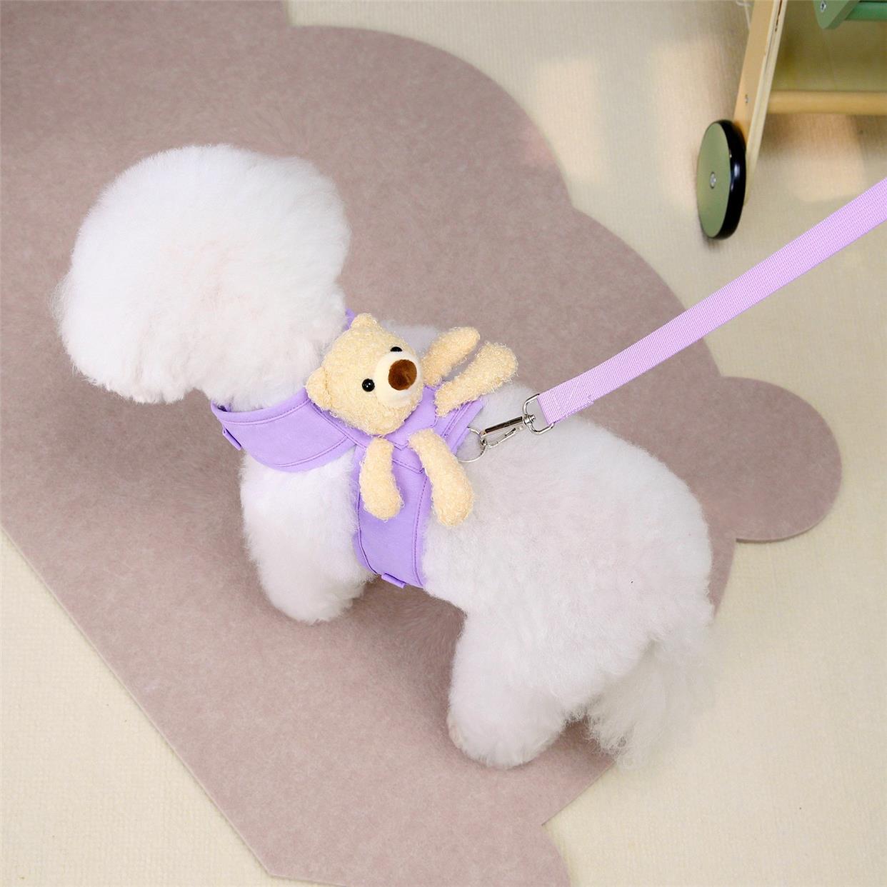 犬 ハーネス ふわもこベアーハーネス
