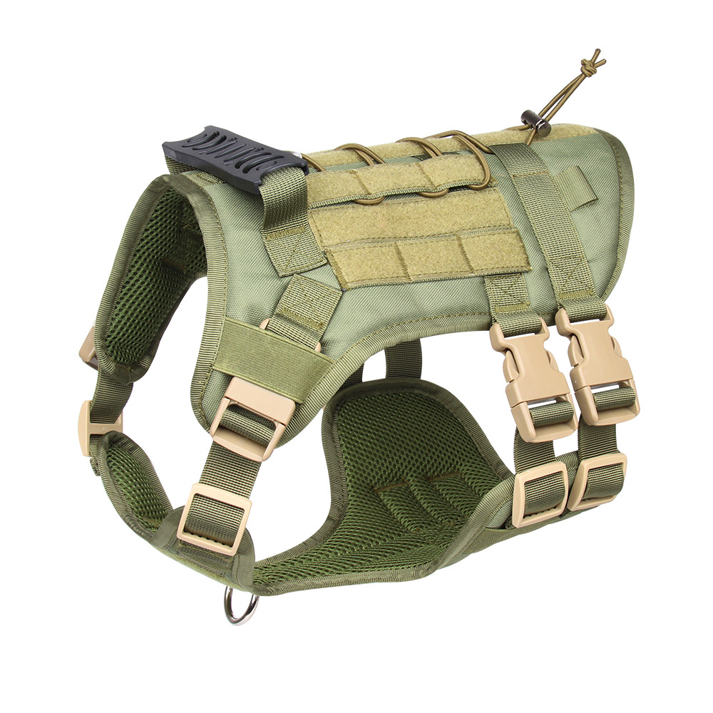 犬 ハーネス アウトドア用多機能ミリタリーハーネス