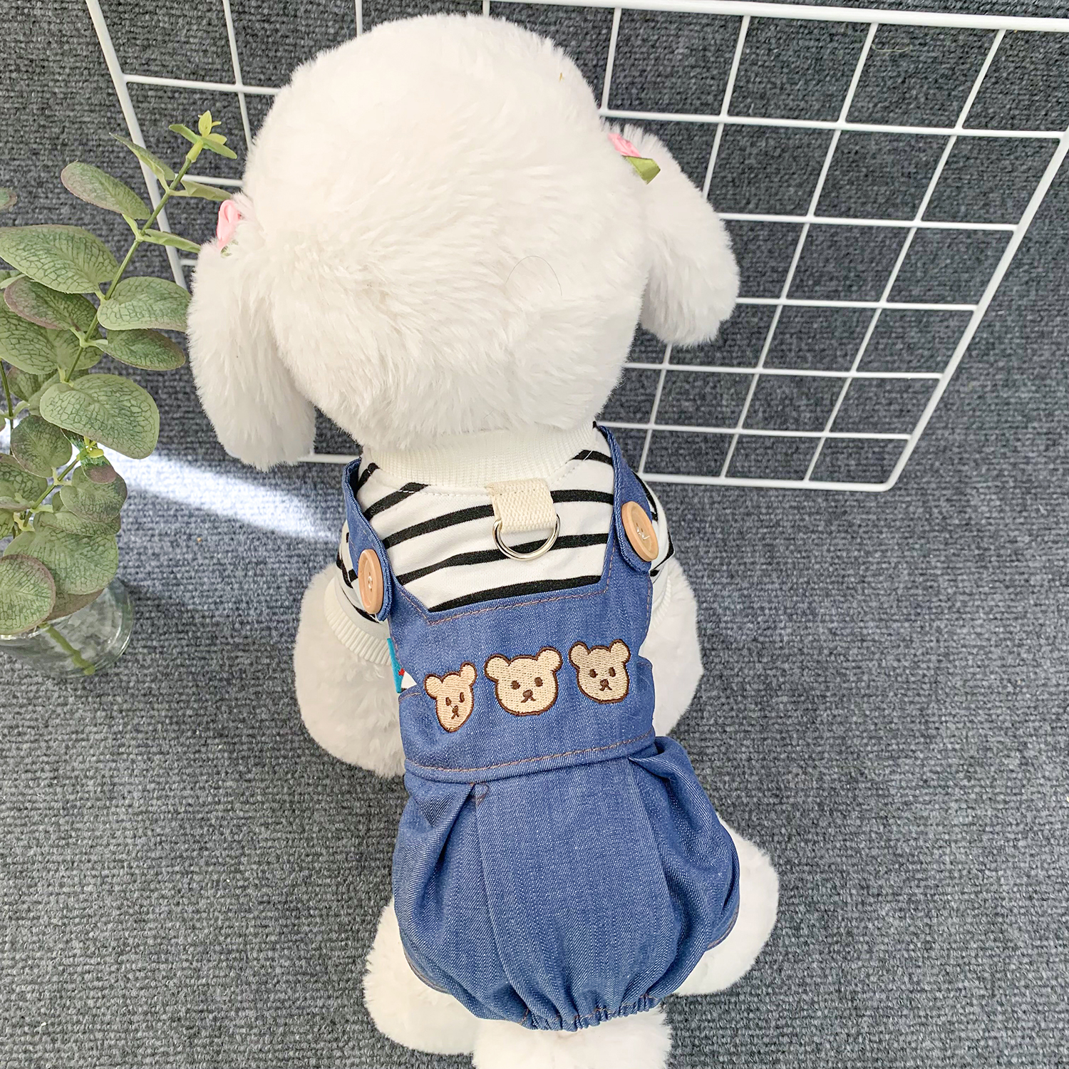 犬 ハーネス モコモココーデュロイオーバーオール