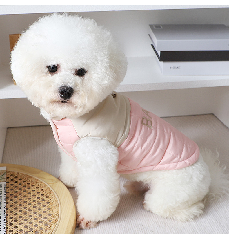 犬 ハーネス キルティング ふわもこ ベストハーネス
