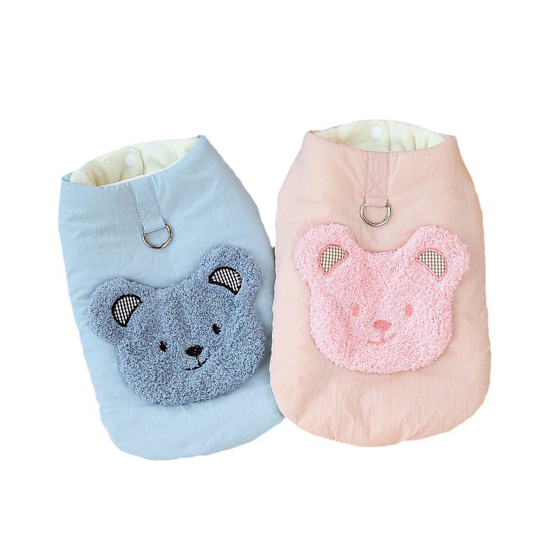 犬 ハーネス もこもこクマさんハーネス