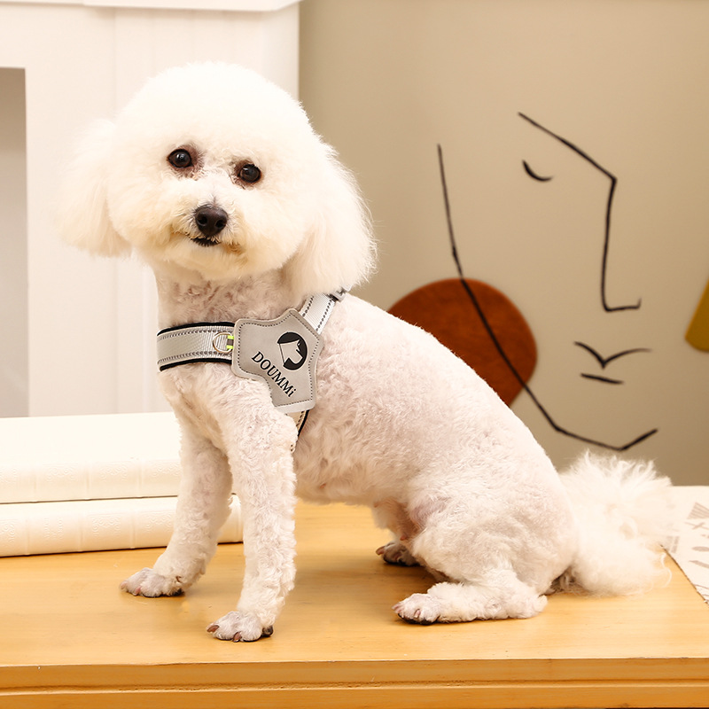 犬 ハーネス 上質な軽やかさ ふわもこハーネス