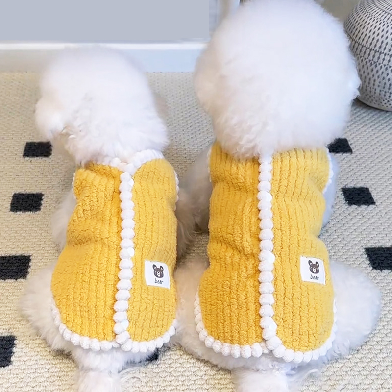犬 ハーネス ふわもこ もこもこベスト