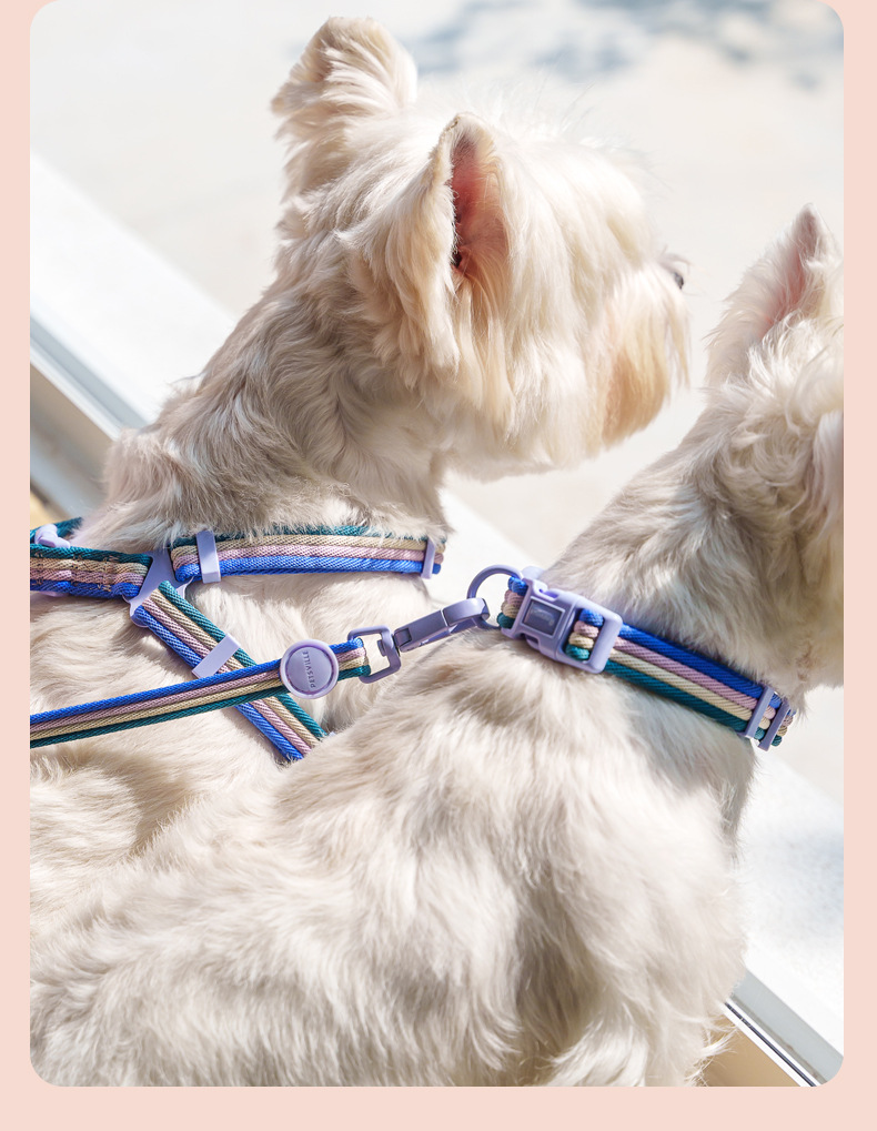 犬 ハーネス やさしい光沢感 ほっそり美人ハーネス