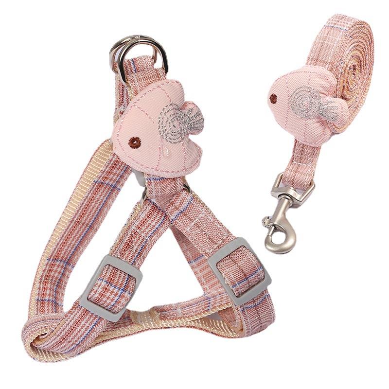 犬 ハーネス やわらか小鳥のハーネス縫製リード