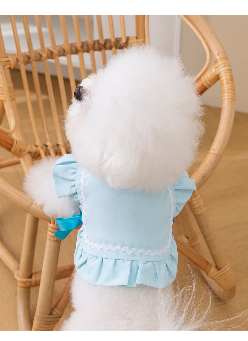 犬 ハーネス ふんわりメイド風リボンハーネス