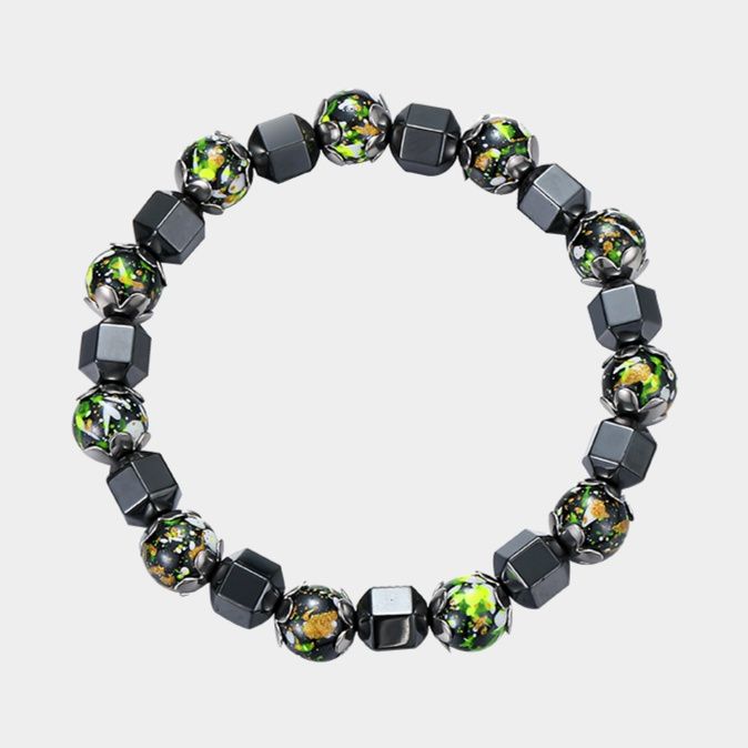 ブレスレットメンズ 幻想宇宙の守護石ブレスレット