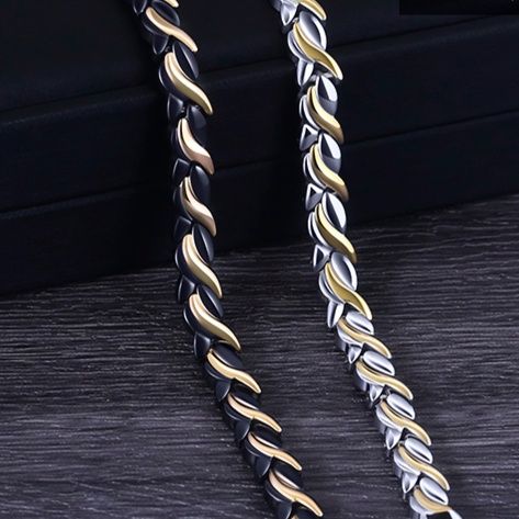 ブレスレットメンズ 磁石ツイストブレスレット