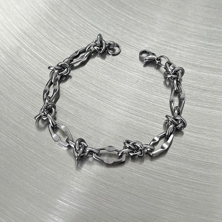 ブレスレットメンズ 結び目デザイン鎖ブレスレット