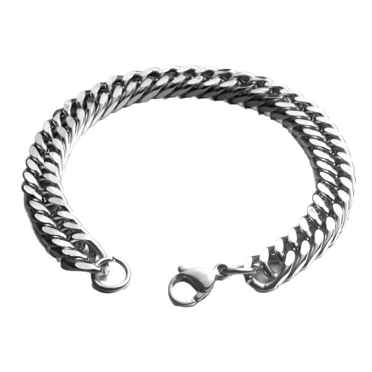 ブレスレットメンズ シンプル喜平デザインブレスレット