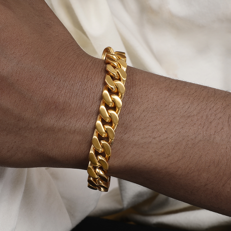 メンズブレスレット喜平チェーンゴールドブレイスレット