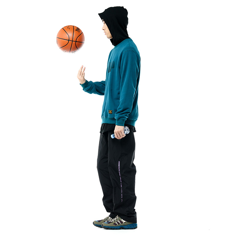 メンズワイドパンツ 多機能ポケット付きゆったりシルエットカーゴワイドパンツ