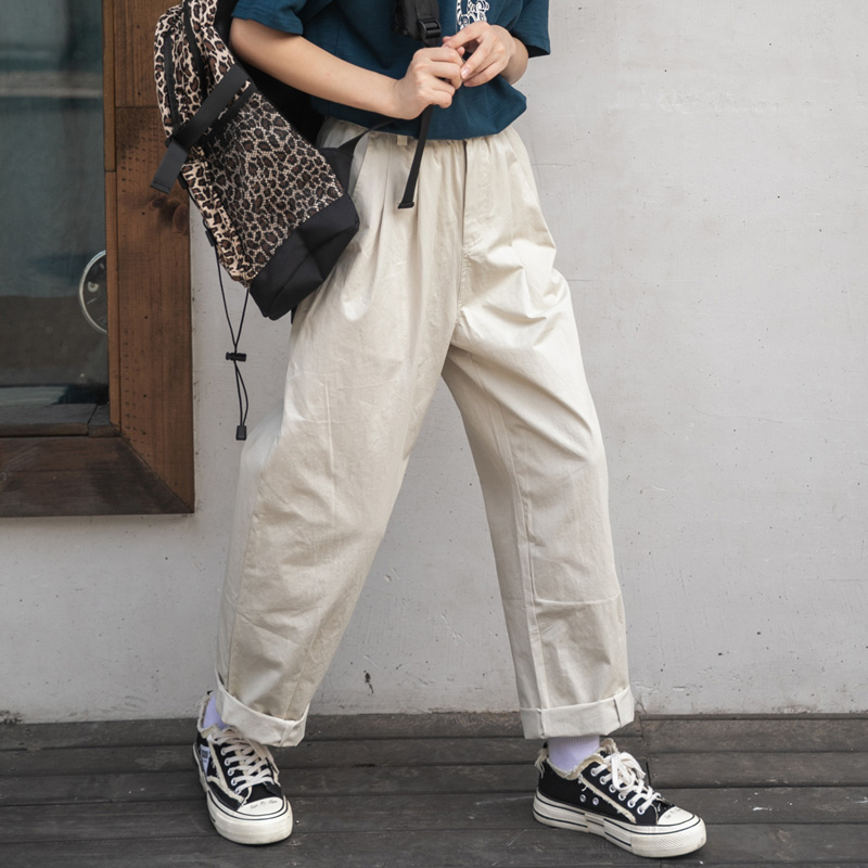 ワイドパンツ メンズ ゆったり高腰ストレートワイドパンツ