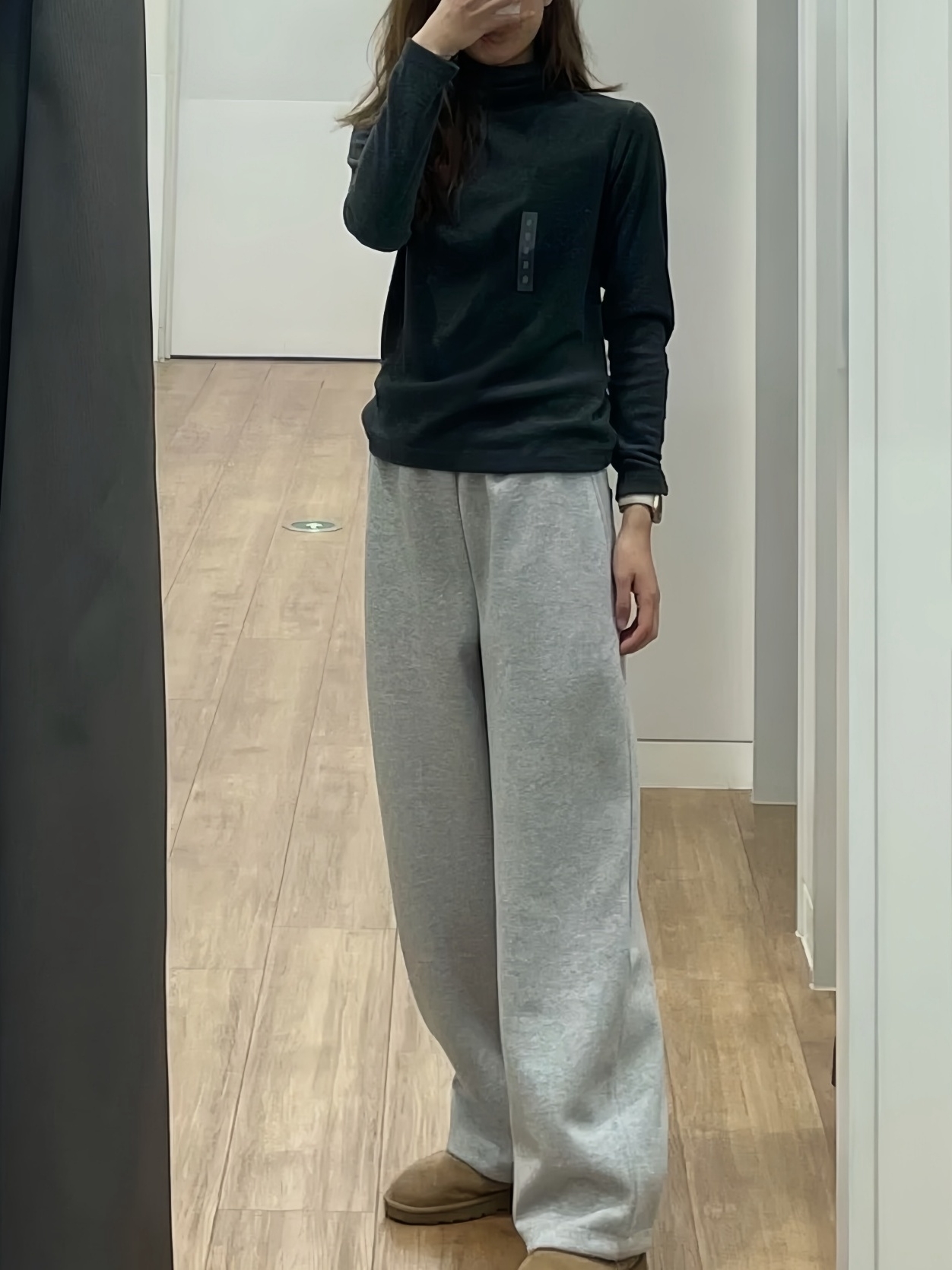 ワイドパンツ メンズ 裾紐調節可能リラックスワイドパンツ