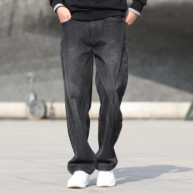 ワイドパンツ メンズ ゆったりストレートワイドパンツ