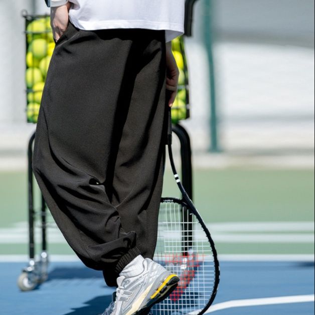 ワイドパンツ メンズ ワイドパンツ メンズ 涼感アクティブゆったりスラックス