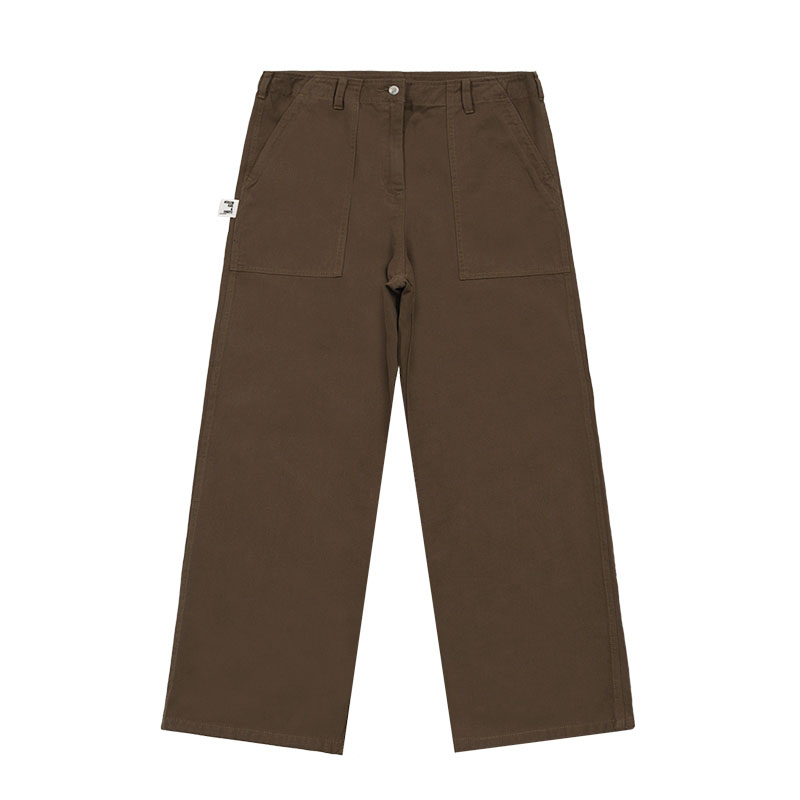 ワイドパンツ メンズ レトロ風ワイドシルエットカーゴパンツ