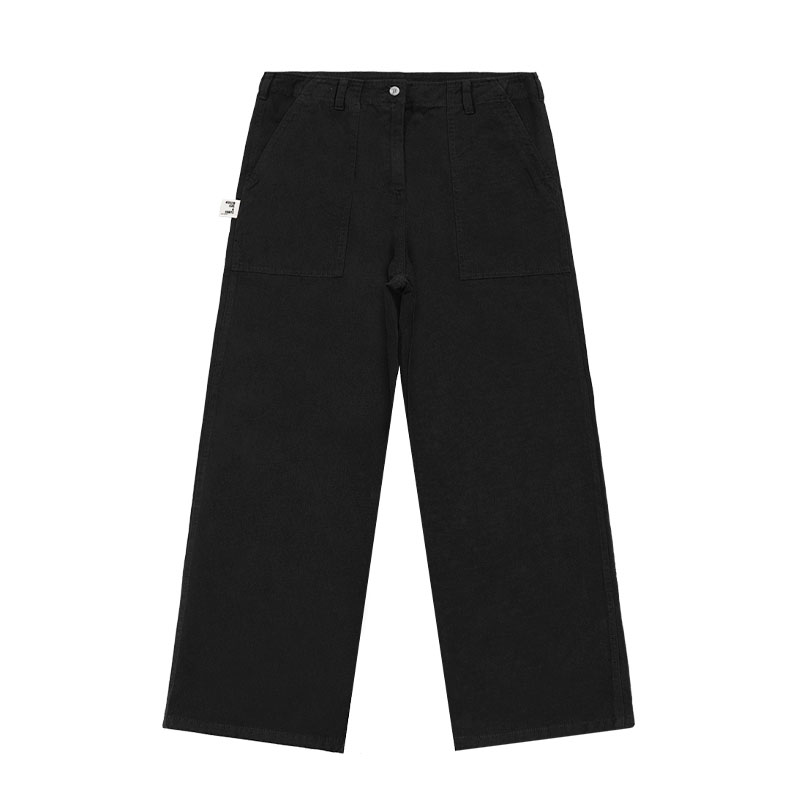 ワイドパンツ メンズ レトロ風ワイドシルエットカーゴパンツ