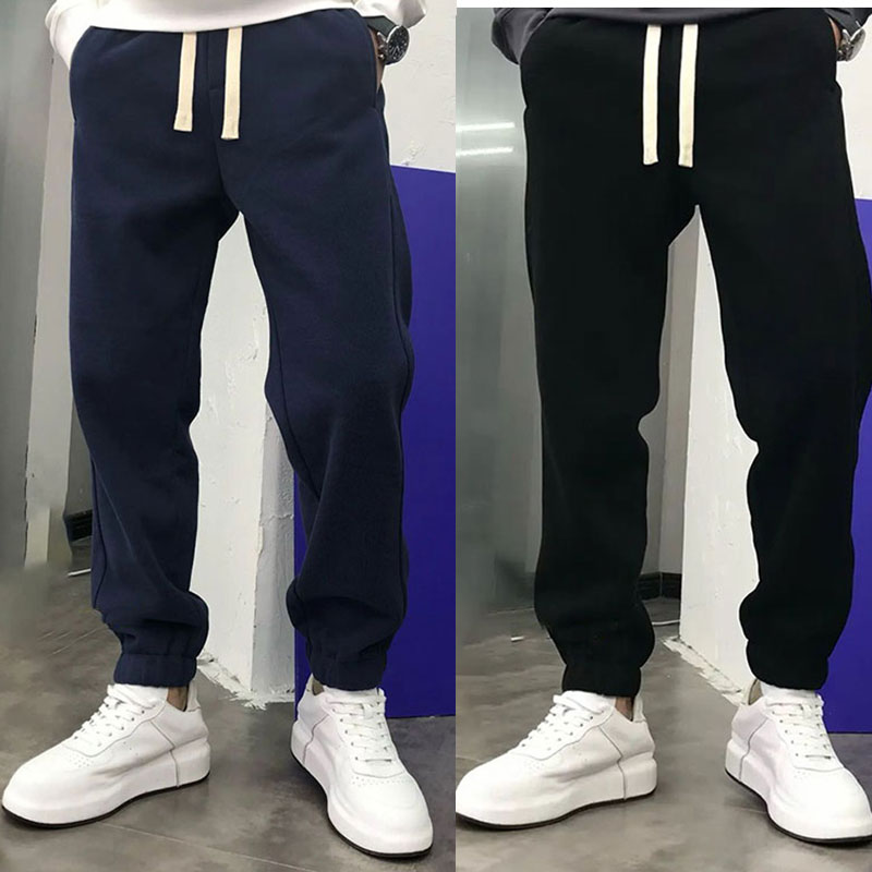 メンズワイドパンツ 裾絞りメンズワイドパンツスウェット