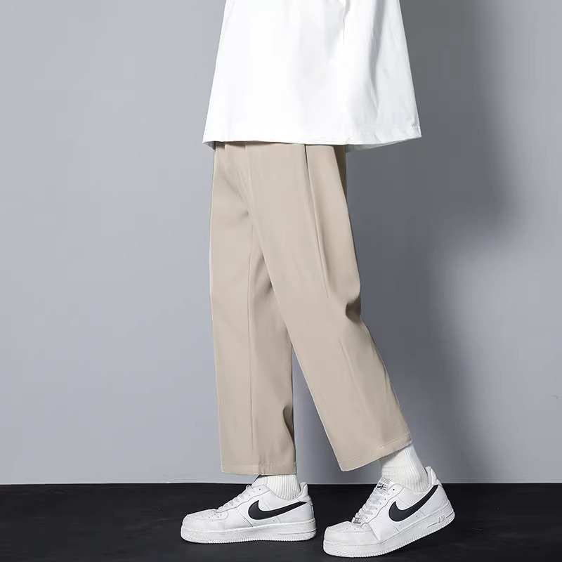 ワイドパンツ メンズ ドレープ感抜群 ワイドシルエットスラックス