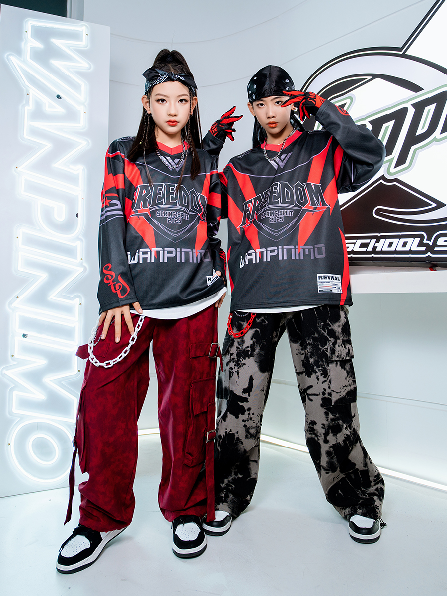 ワイドパンツ メンズ ストリート系ダンス衣装カーゴパンツセット