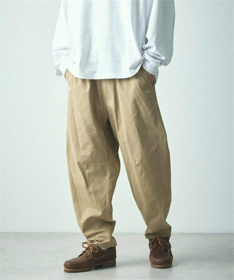 ワイドパンツ メンズ 立体裁断 バルーンシルエット ワイドパンツ