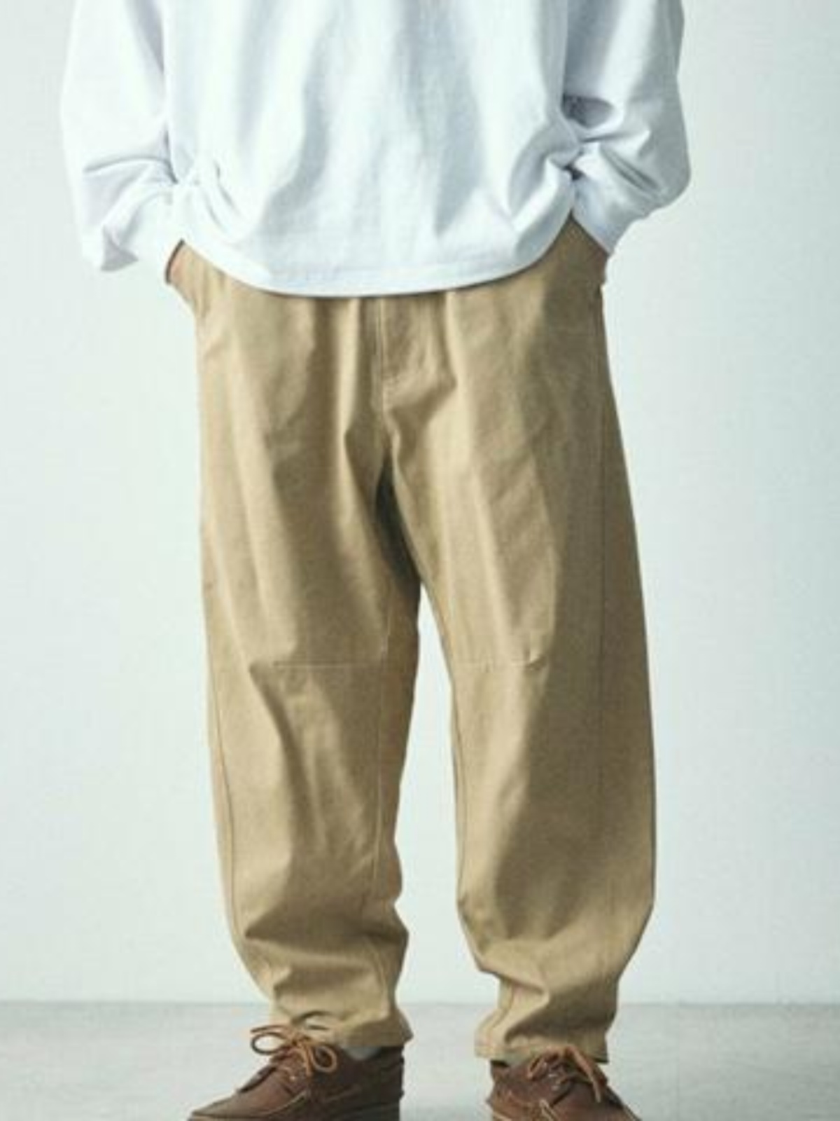 ワイドパンツ メンズ 立体裁断 バルーンシルエット ワイドパンツ
